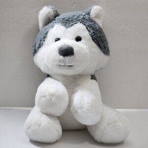 Spark Create Imagine Husky‎ Dog Gray White Plush Toy 12 Inch Stuffed Animal
